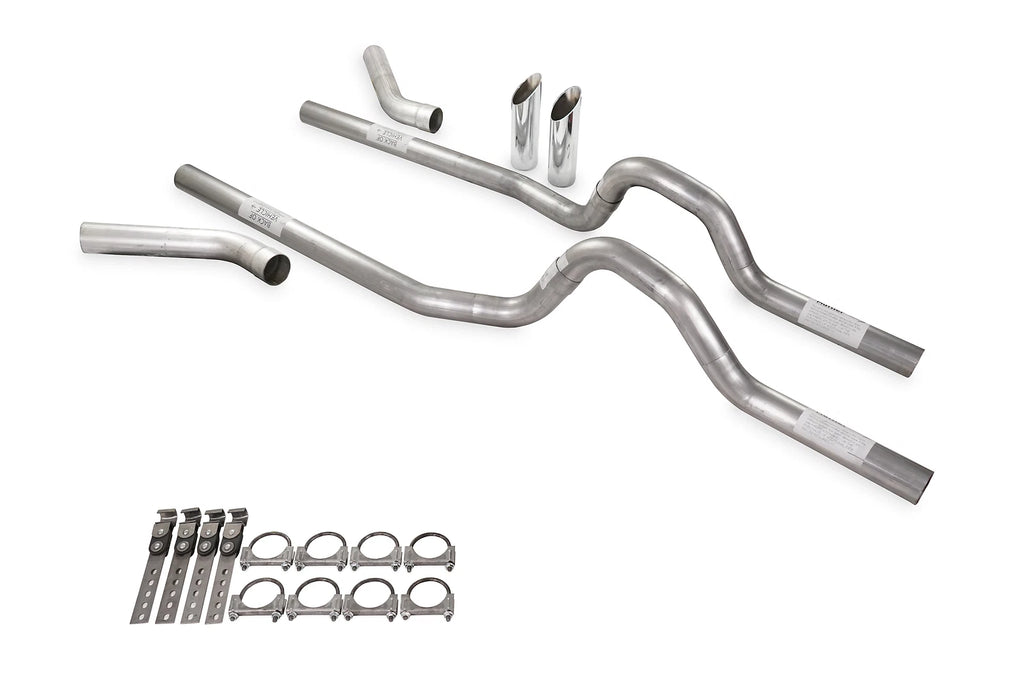 Dual Exhaust Kit 3" No Muffler for GM C/K 20 3/4 Ton (1973–1980)