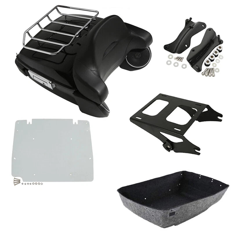 Trunk Pad Light Rack Speakers Mount Plate for Harley Touring (2014–2026)