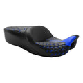 Seat for Harley Electra Street Tri Glide (2009-2023) Black Blue