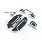 Chrome Floorboard Brake Pedal Shift Pegs for Harley Street Road Glide (1993–2024)