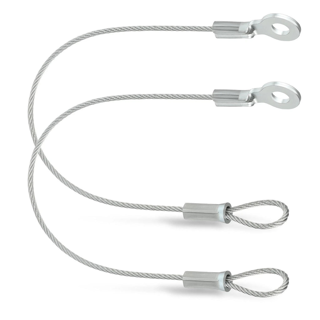 2 Tailgate Cables for Polaris Ranger 570 Crew (2014–2021) 7082076 7081636