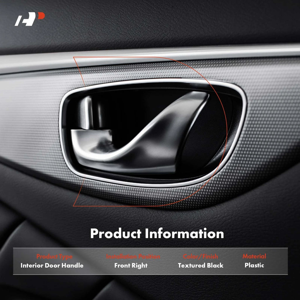 Front Right Interior Door Handle for Kia Rio Rio5 (2006-2011) Texture
