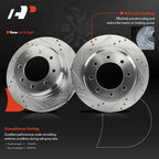 Rear Drilled Brake Rotor for Nissan NV1500 NV2500 NV3500 (2012–2021)