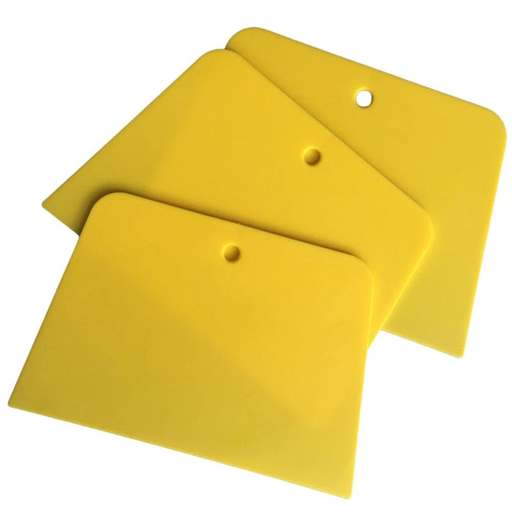 Set of 4 Automotive Sheet Metal Scrapers for Painting and Repair