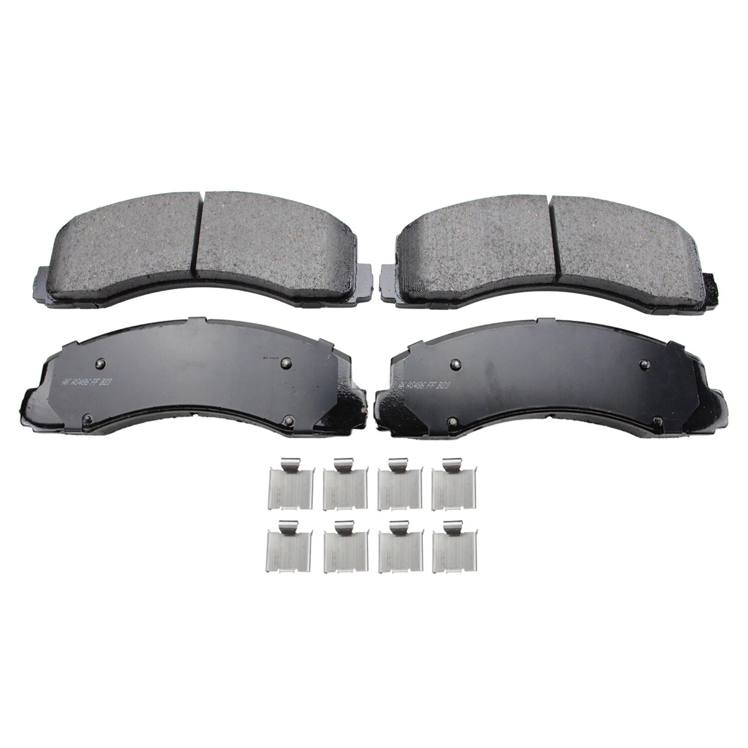 Set of 4 Akebono ProACT Front Disc Brake Pads for Ford F-150 (2018–2020)