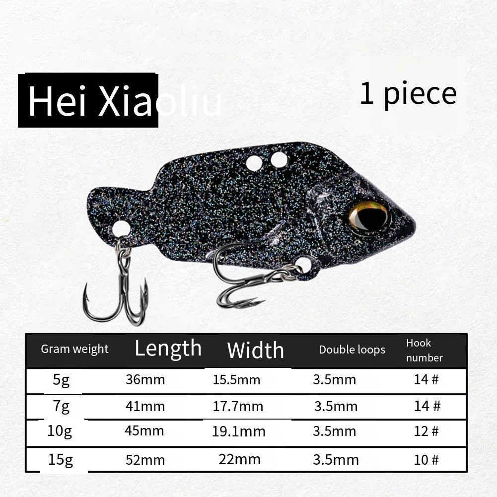 VIB Jigging Baits Set of 3 (5g, 7g, 10g) for Bass and Pike Fishing