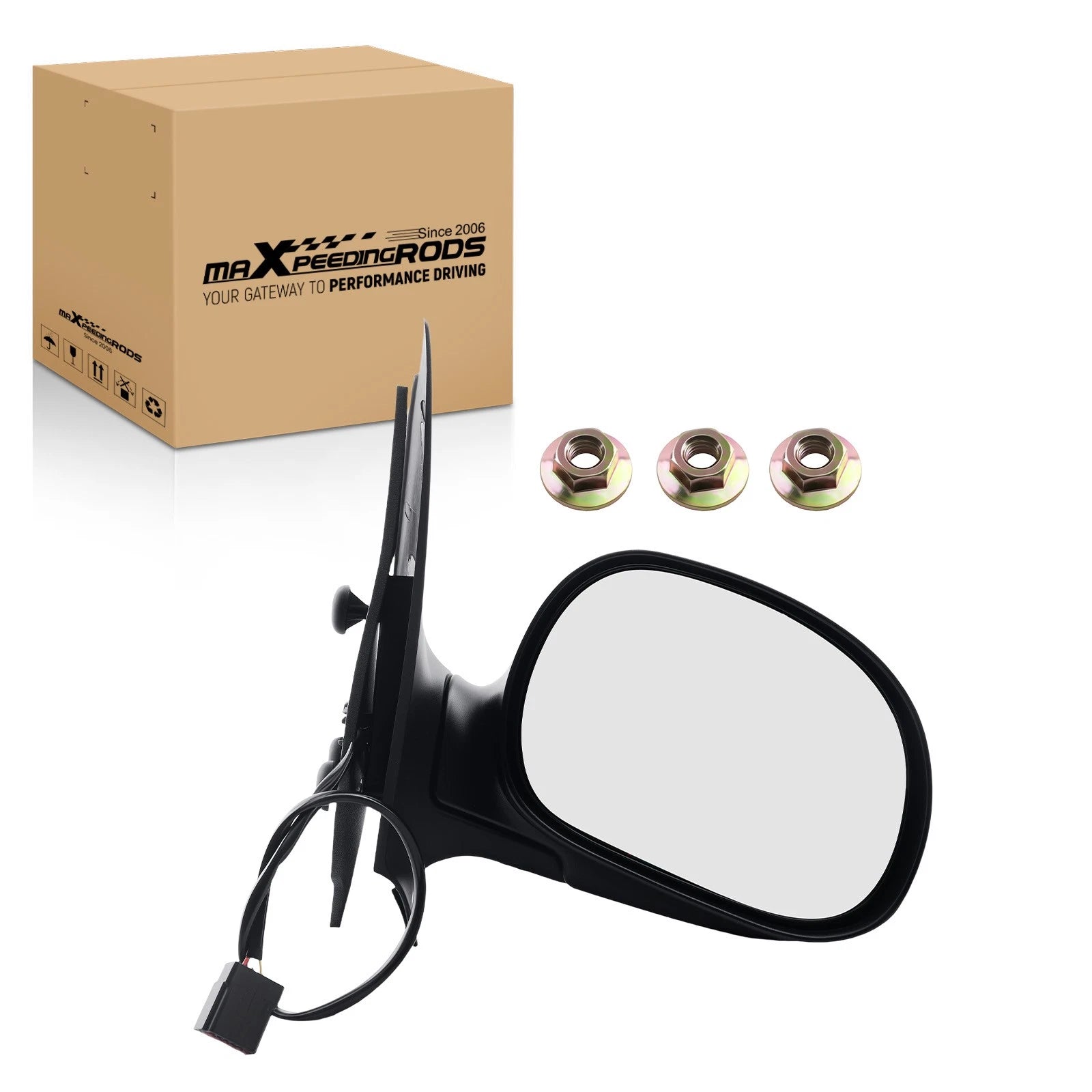 Passenger Side Mirror for Ford Expedition XLT 1998-2002 Paintable 955003