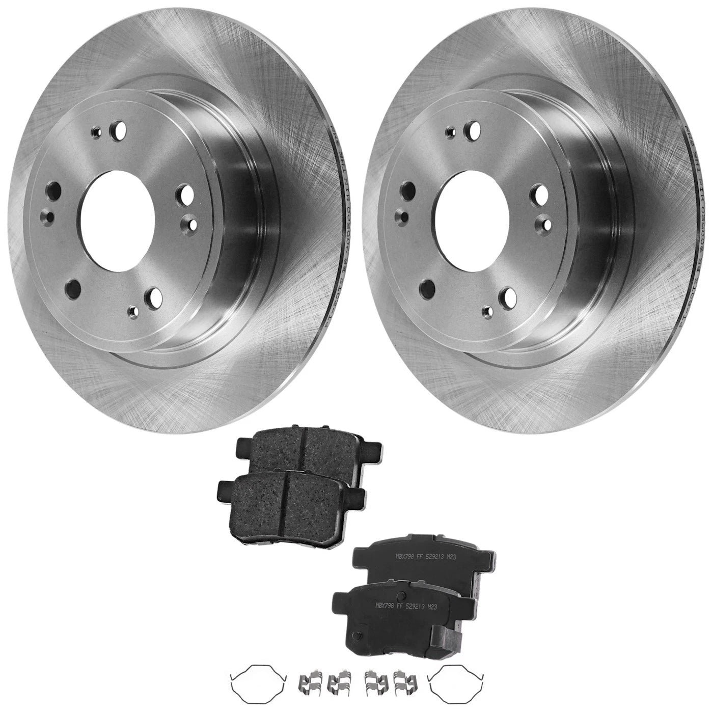 Rear Brake Disc and Pad Kit for Honda Accord (2008–2017) Ceramic