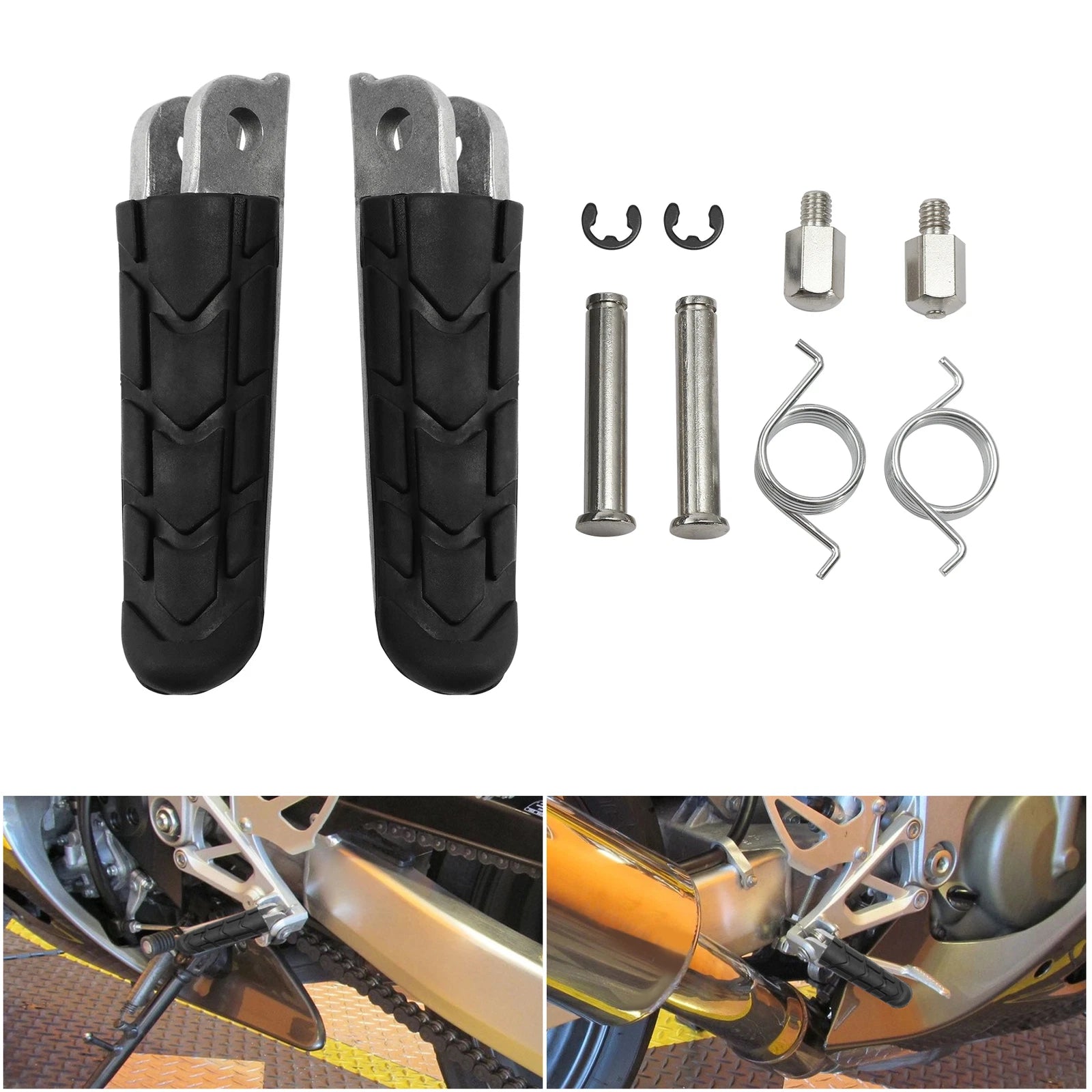 Front Footrest Foot Pegs for Honda CBR900RR (1993–1999), CBR1100XX (1999–2006)