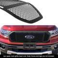 Stainless Steel Black Mesh Grille Insert for Ford Ranger (2019–2023)