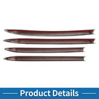 Set of 4 Headlight Trim Bezels for Mercedes-Benz E-Class E200 