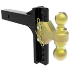 Adjustable Trailer Hitch for Various Models (2" Receiver, 6" Drop, 5-1/4" Rise)