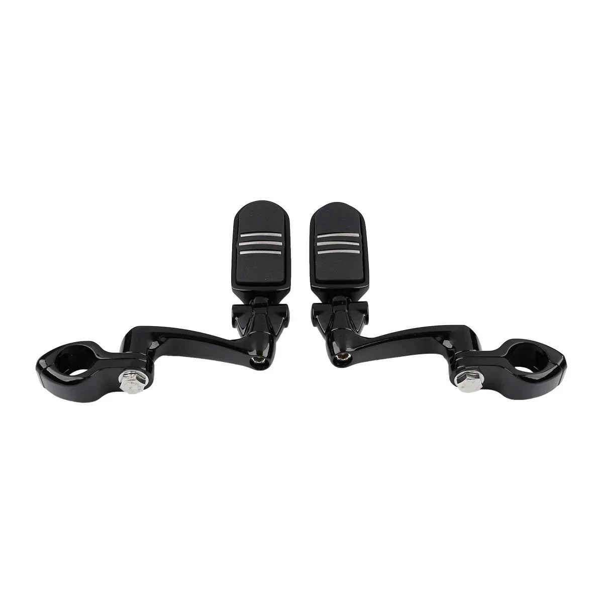 1-1/4 in Highway Engine Guard 360 Adjustable Footpegs for Harley Touring