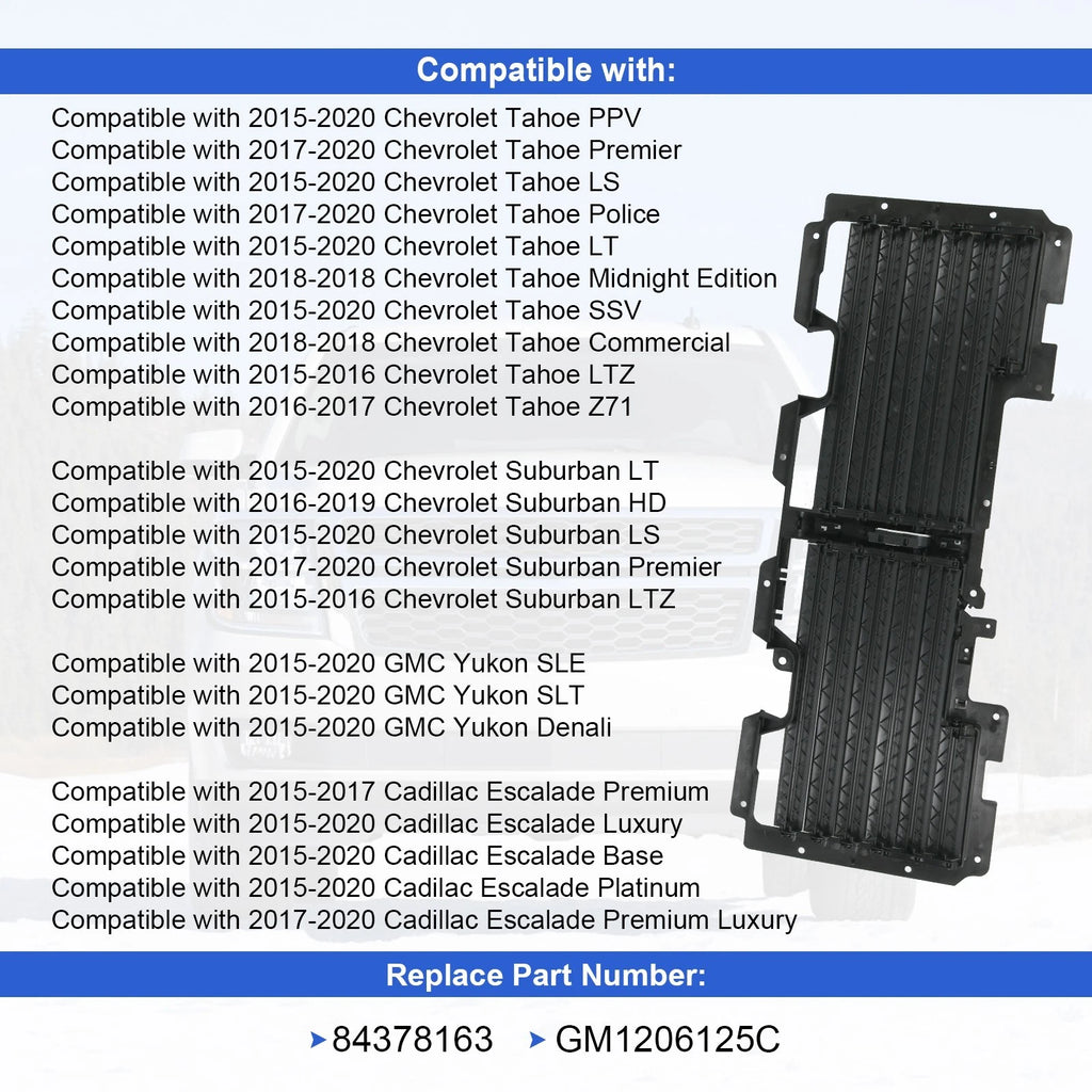 Radiator Shutter Assembly with Motor for Chevy Suburban Tahoe GMC Yukon