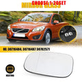 Left Side Heated Mirror Glass for Volvo S80/S40 (2007–2011), C30/C70 (2007–2012)