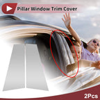 Set of 2 Door Pillar Window Trim for BMW i4 (2022–2024) Silver Tone