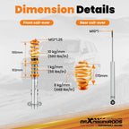 Coilovers Suspension Kit for BMW 3 Series E36 (1993–1998) Adjustable Struts