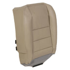 Driver Bottom Seat Cover Tan Leather for Ford F-250 F-350 Super Duty (2002–2007)