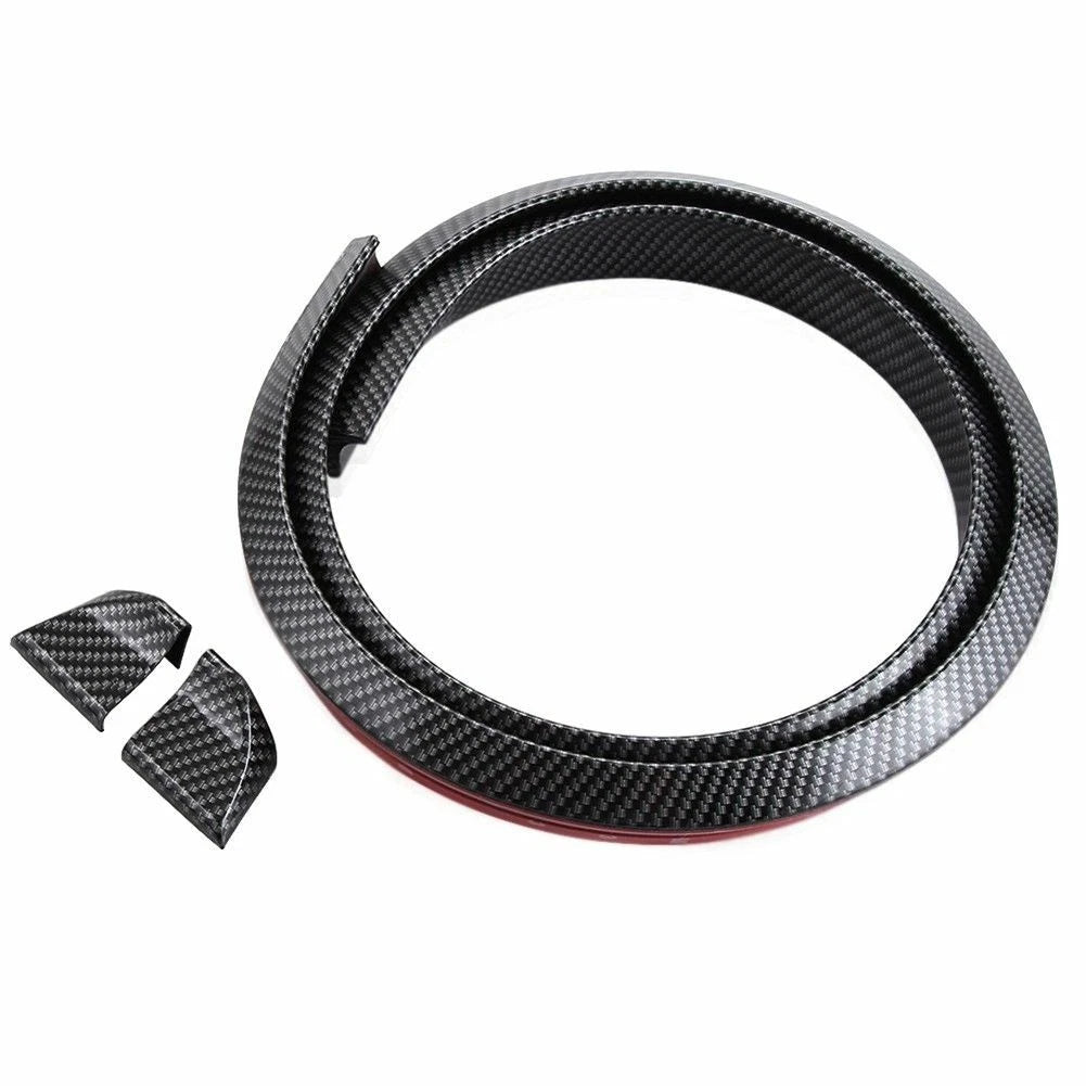 Universal Carbon Fiber Rear Spoiler Wing for Sunroof Window Tail Lip Trim