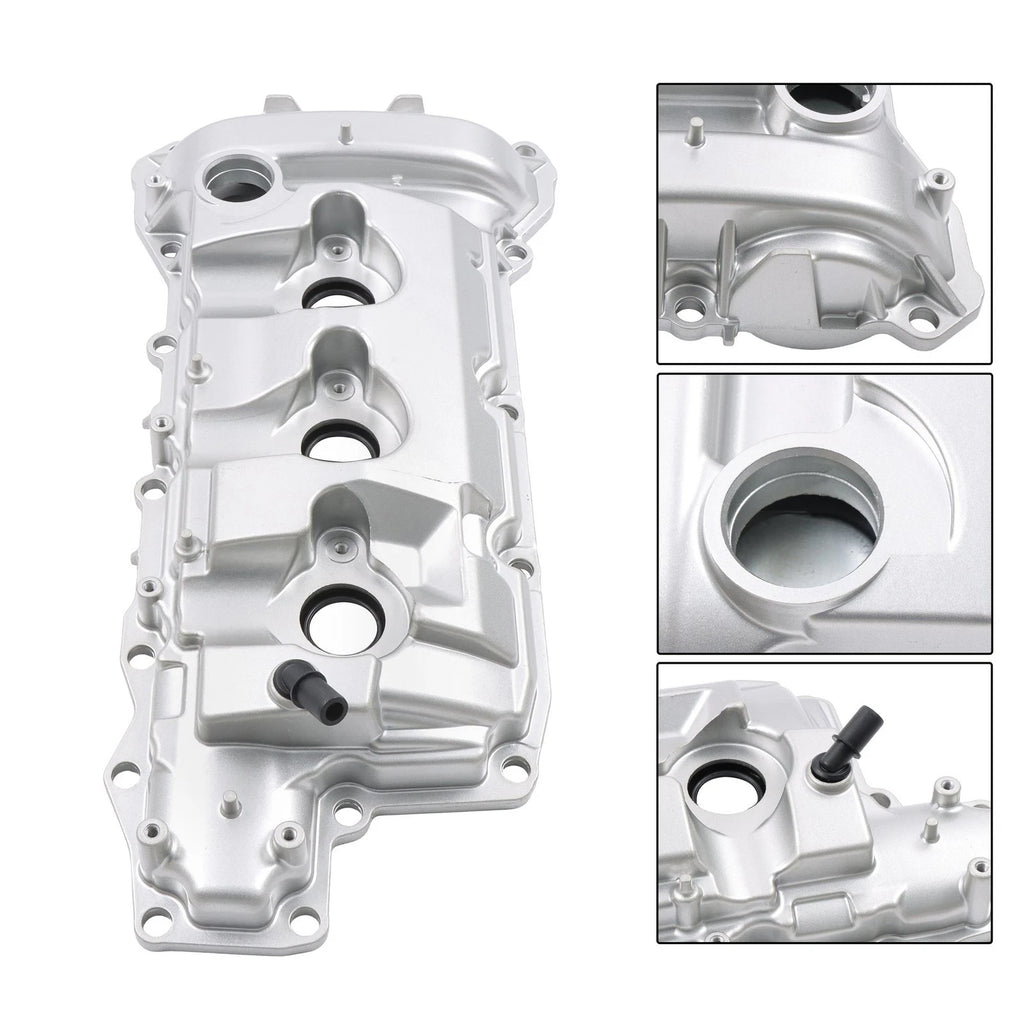 Aluminum Left Valve Cover for Chevy Malibu Equinox Enclave G6 G8 (2008–2017)