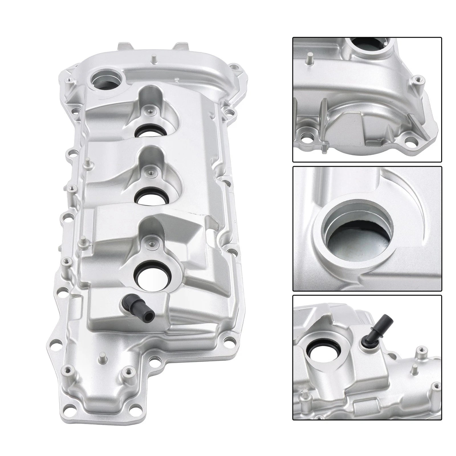 Aluminum Left Valve Cover for Chevy Malibu Equinox Enclave G6 G8 (2008–2017)