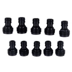 10X Plastic Garden Hose Quick Connector Fittings 3/4 Inch