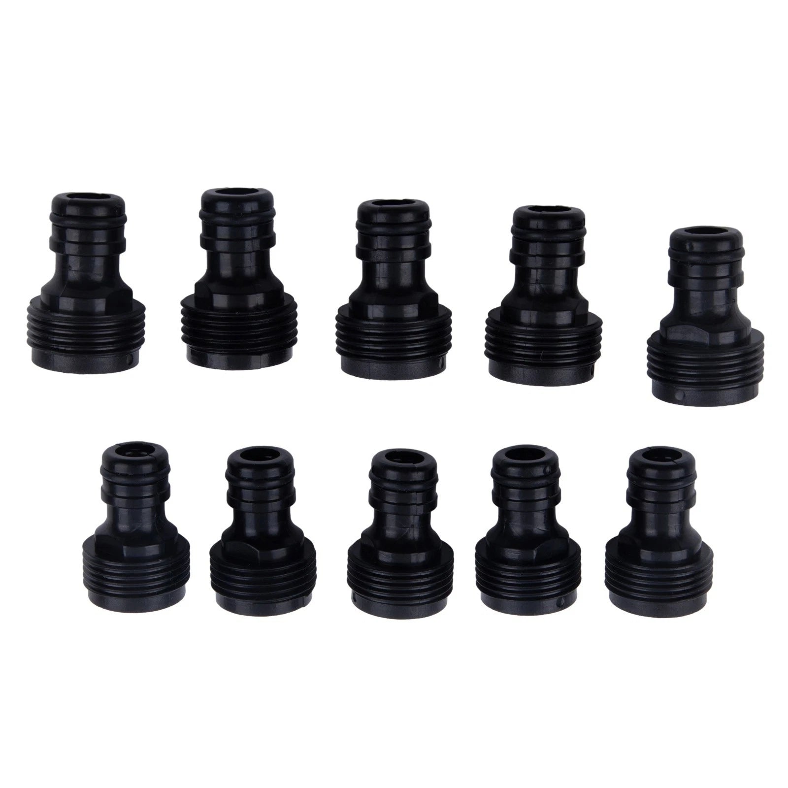 10X Plastic Garden Hose Quick Connector Fittings 3/4 Inch