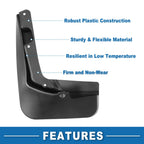 Set of 2 Front & Rear Mud Flap Splash Guards for Ford Fusion (2013–2018)