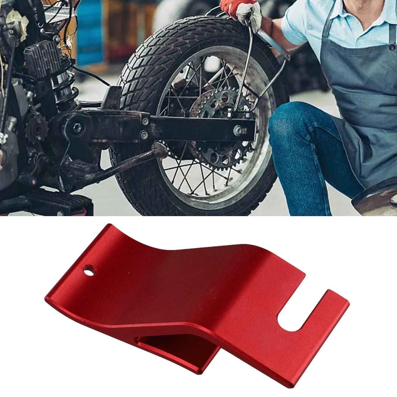 Hook Holder for Motorcycle Tire Installation Tool