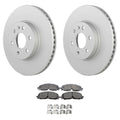 Front Rotor & Akebono ProACT Ceramic Brake Pad Kit for GMC Canyon (2017–2023)