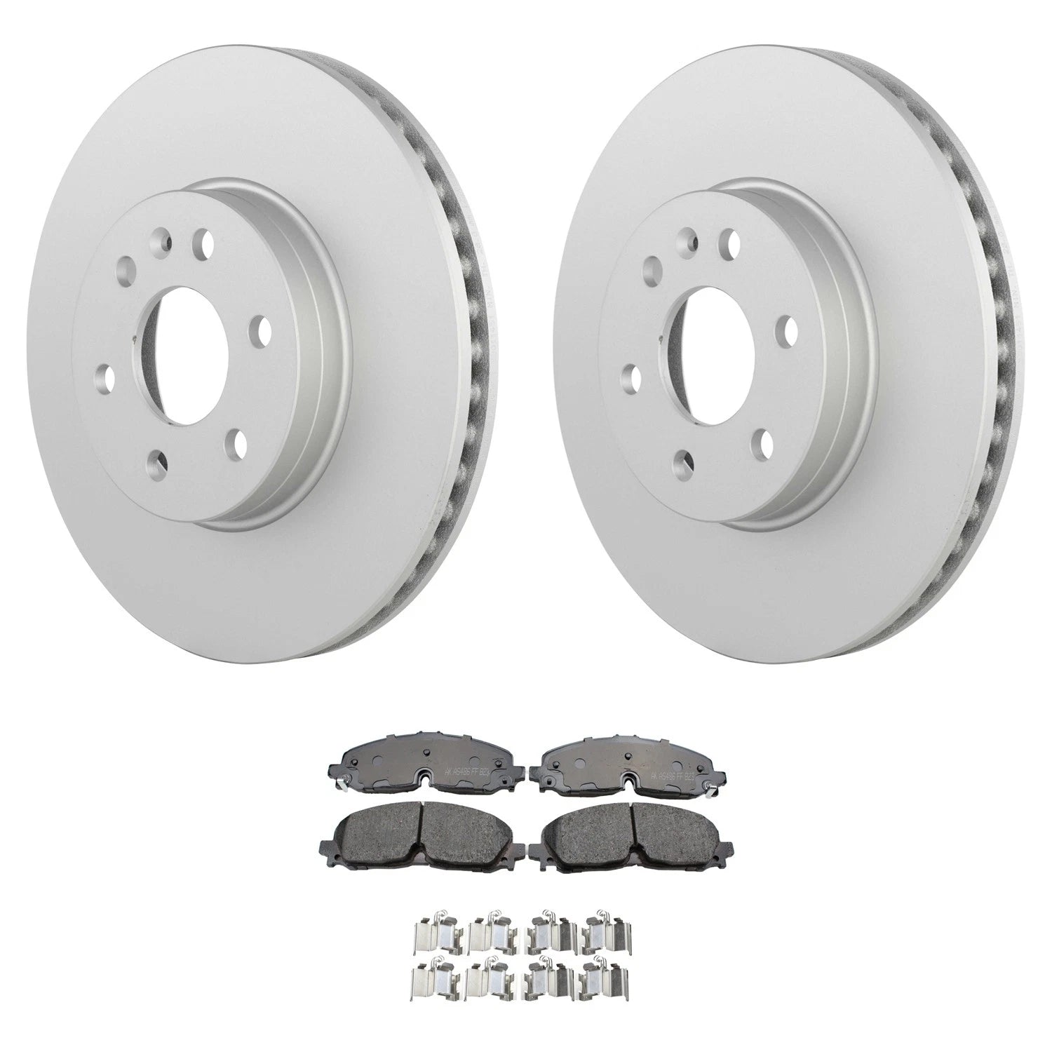 Front Rotor & Akebono ProACT Ceramic Brake Pad Kit for GMC Canyon (2017–2023)