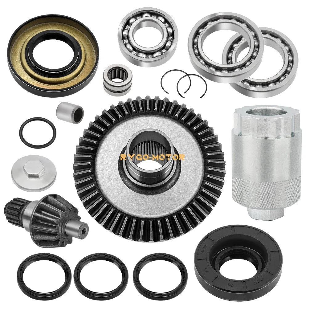 Rear Differential Gear Bearings Seals Kit for Honda Recon 250 TRX250 (2002–2004)