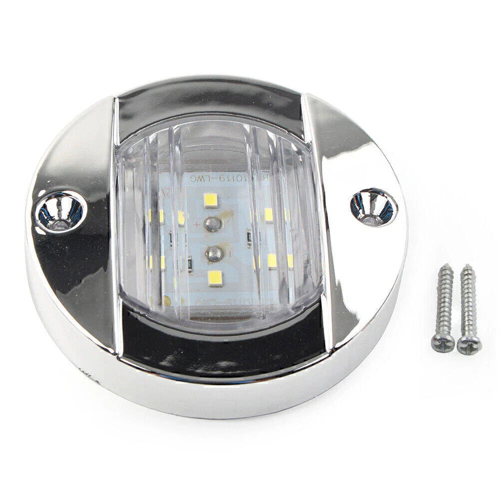 12V LED Round Side Marker Lights for Truck Trailer RV Boat
