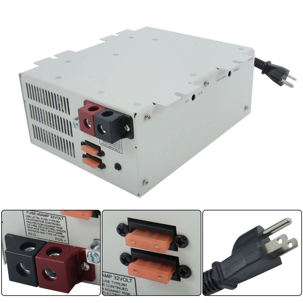 Direct Mount Power Converter Battery Charger for 12V Vehicles