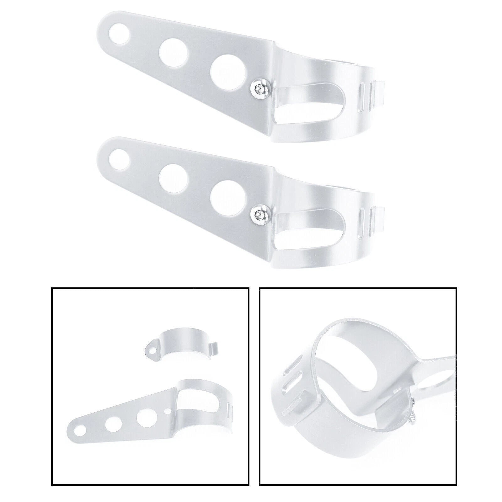 Fork Headlight Mount Bracket for Motorcycle (43mm/50mm)