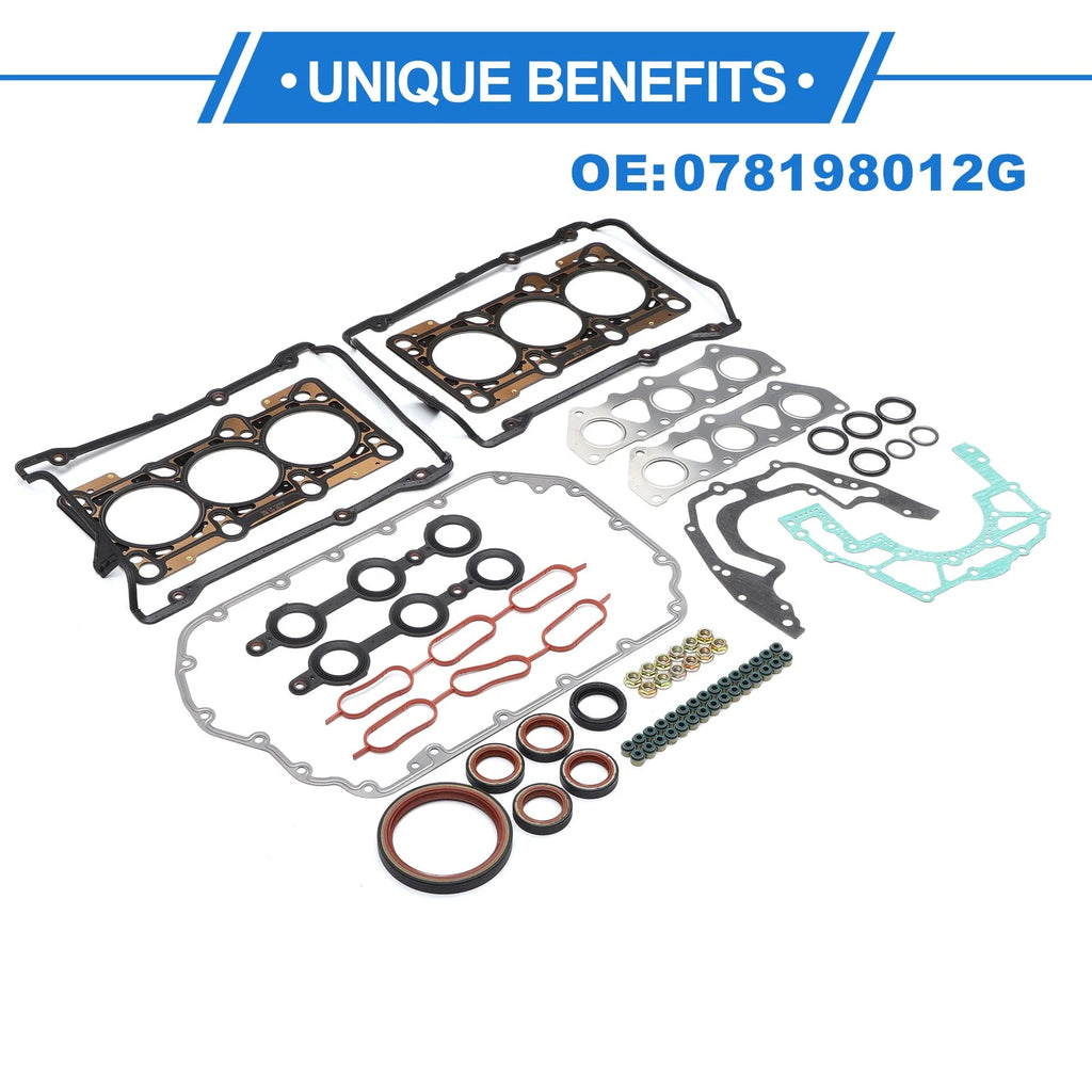 Cylinder Head Gasket Kit No. 078198012G for Audi AFE (1 Set)