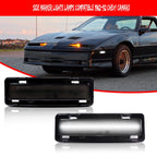 Smoked White Front Side Marker Lamps for Chevy Camaro Pontiac Firebird