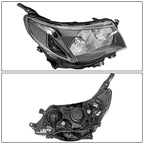 Headlight Assembly Set of 2 for Subaru Forester (2009–2013) Halogen Black