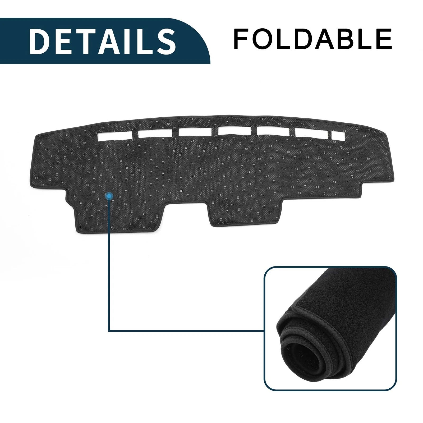 Dashboard Cover Mat for Honda N-VAN JJ1 JJ2 (2018–Present) Black