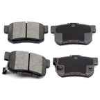 Rear Brake Rotors + Ceramic Pads for Acura RDX (2007–2012)