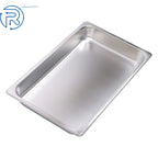 Set of 6 Stainless Steel Deep Steam Table Pans with Non-Stick Coating