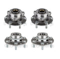BCA Front Rear Wheel Bearing Hub Assemblies Kit for Hyundai Entourage, Kia Sedona (2007–2010)