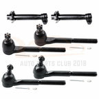 6x Suspension Kit Tie Rods for Chevrolet Impala (1965–1968)