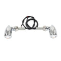 Mini Turn Signal Light Blinker 8mm Chrome for Bobber Cafe Racer