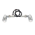 Mini Turn Signal Light Blinker 8mm Chrome for Bobber Cafe Racer