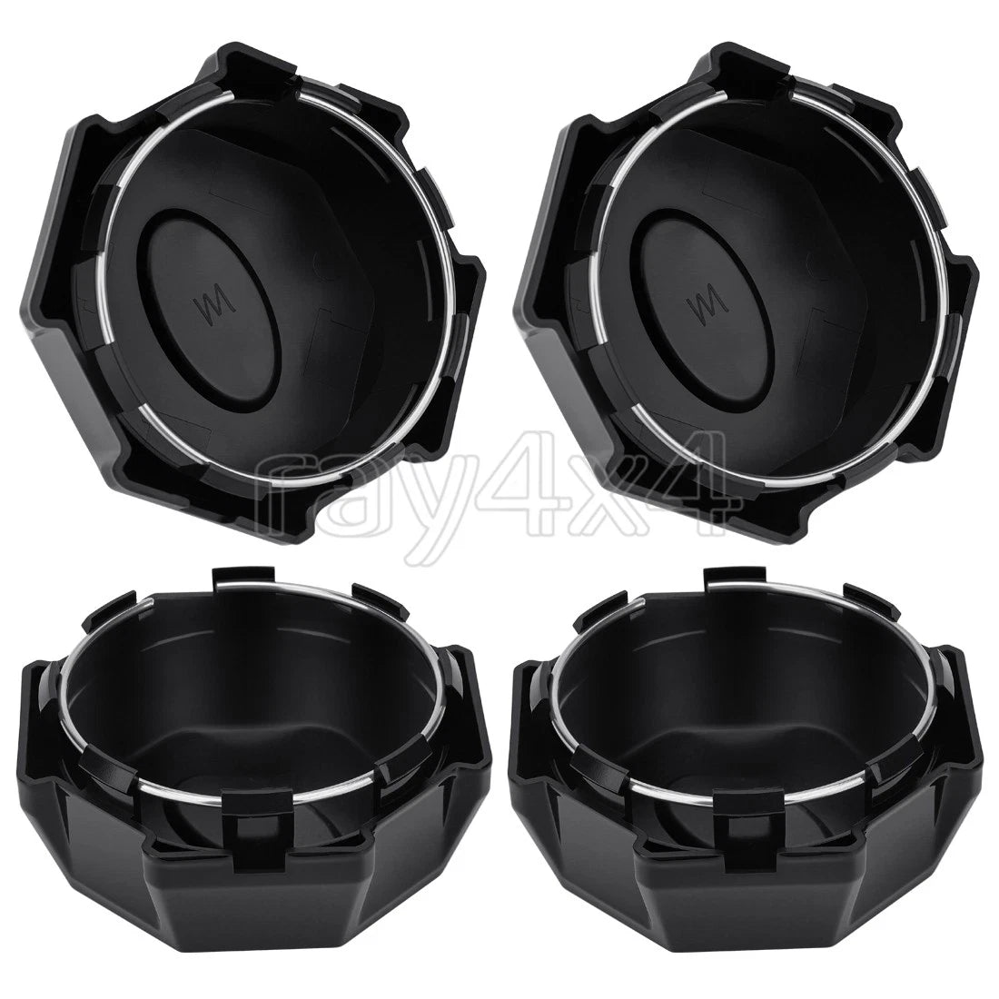 Set of 4 Wheel Center Caps for Polaris Ranger 570 4x4 (2015)