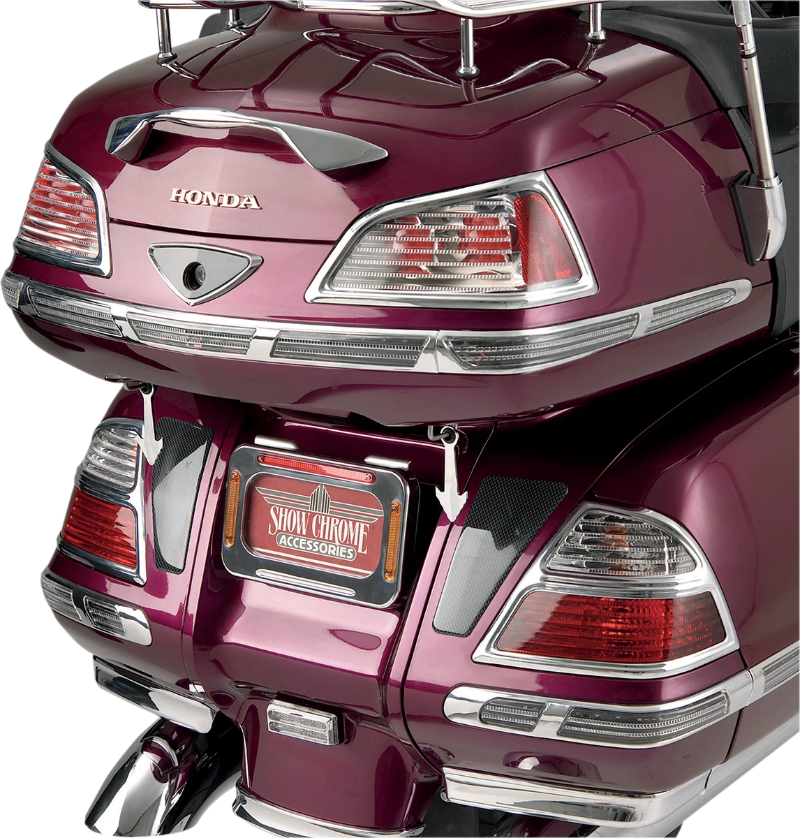 Trunk LED Molding Inserts for Honda GL1800 Gold Wing (2001–2010) 52-701A
