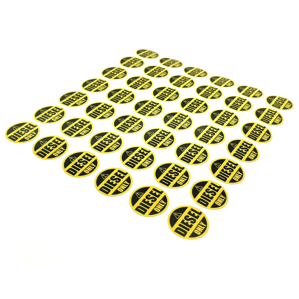 Diesel Only Sticker for Truck (42PCS)