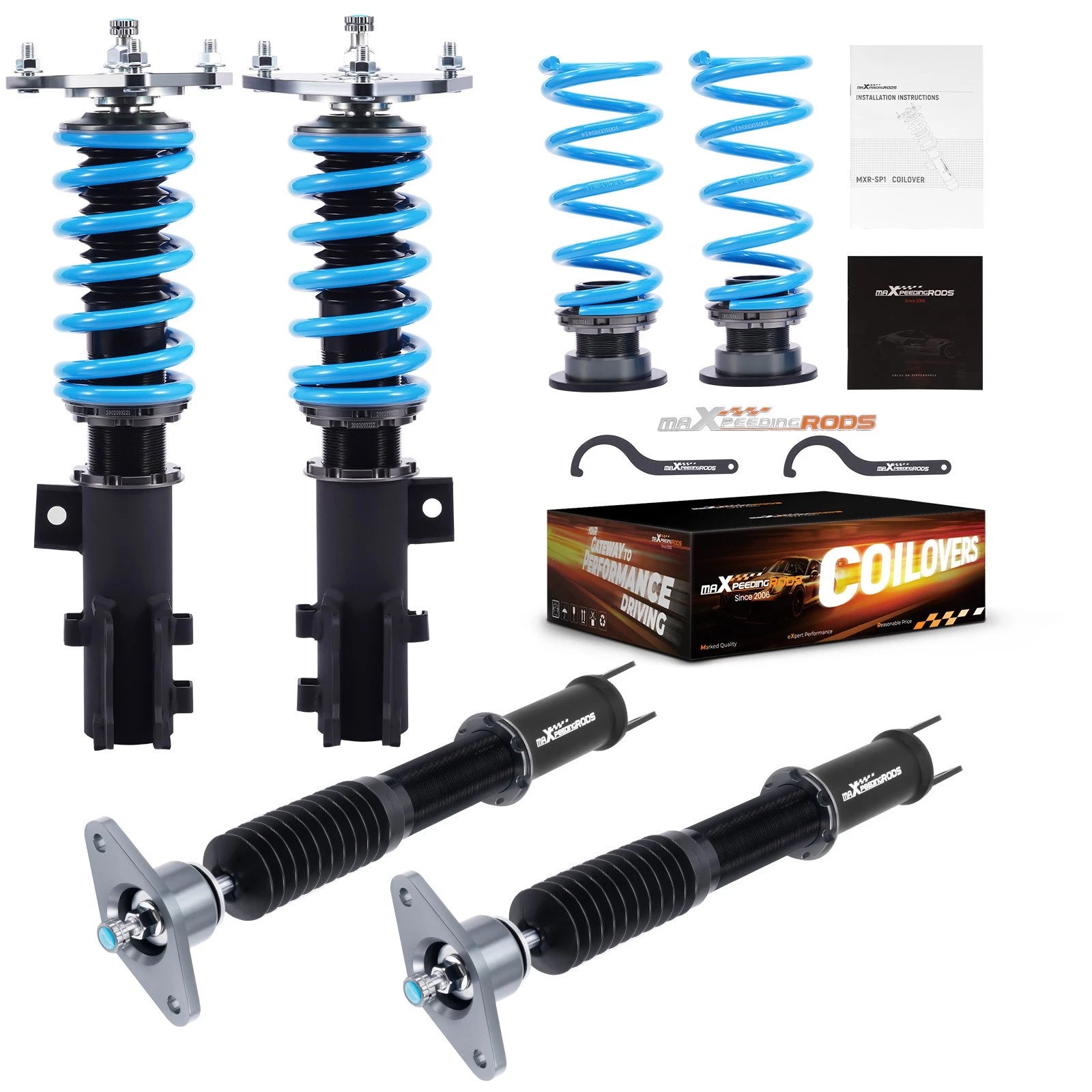 2X T6 Coilovers for Kia Optima (2011–2015) - 24 Way Adjustable Struts