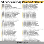 2 Pedal Bushing Pivot 5439274 for Polaris Ranger RZR 570 800 1000 ACE 150 Brutus